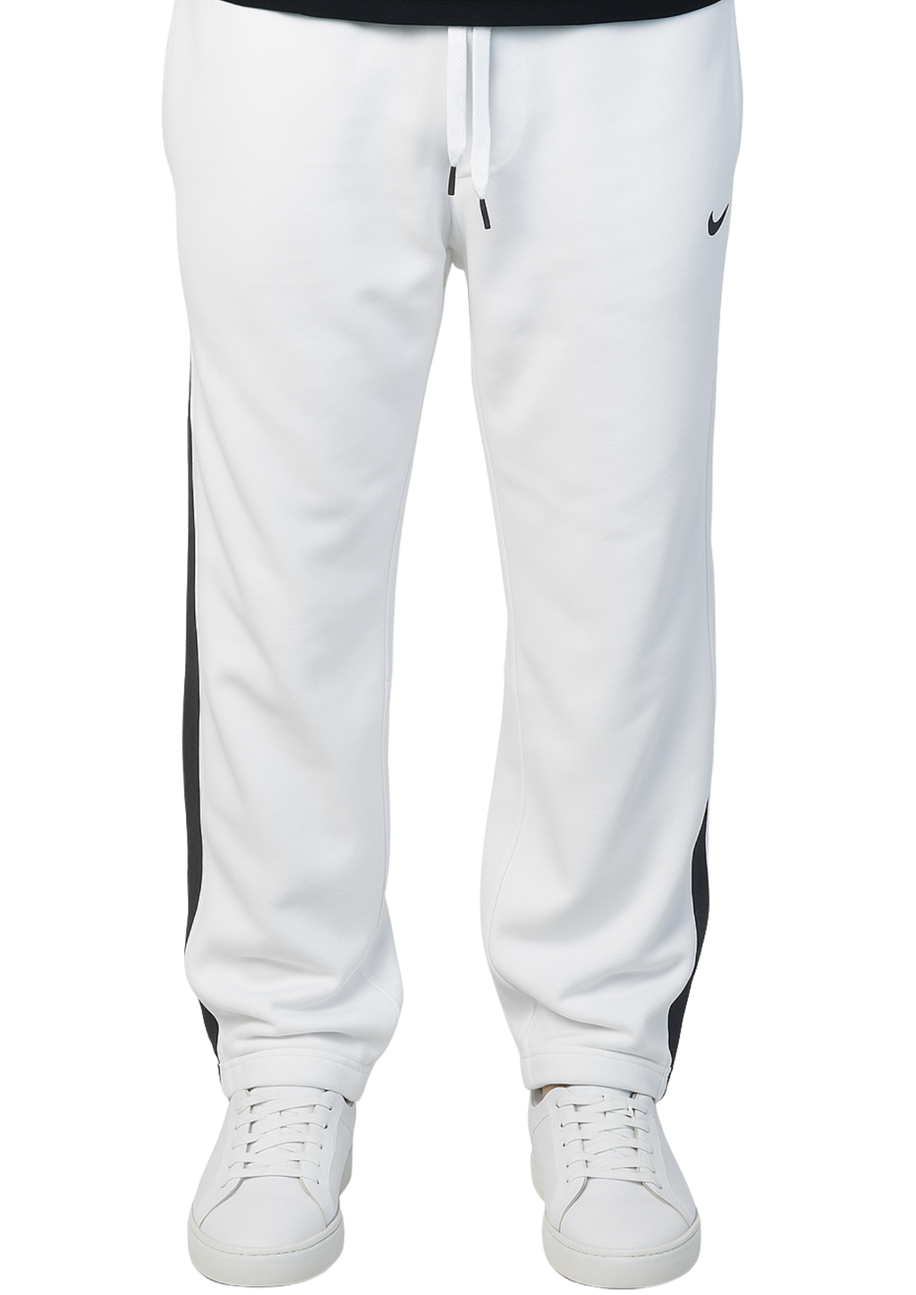 "Front view – Nokkta Nike OffWhite Wide-Leg Oversized Sweatpants"